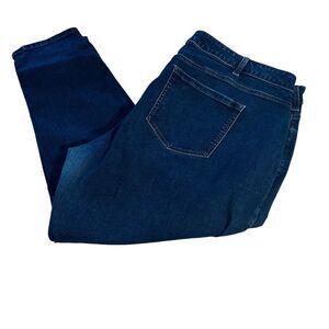 Lane Bryant Skinny Blue Denim Jeans Sz 24 Short